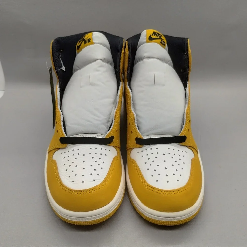 Nike Air Jordan 1 Retro High OG Yellow Ochre White Black DZ5485-701 Mens 9.5
